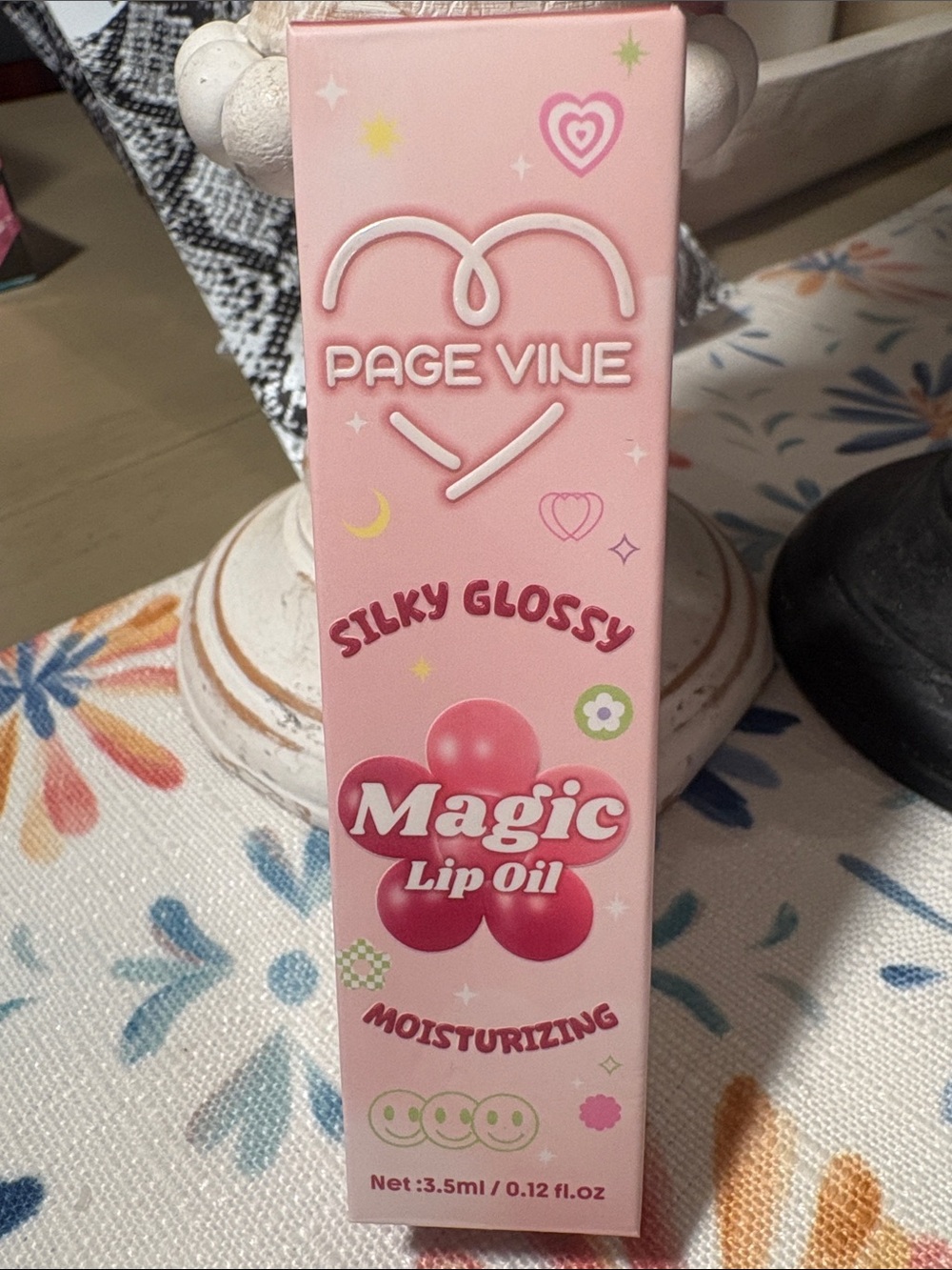 Silky Glossy Pink Magic Lip Oil - Moisturizing Shine PInk Rose
